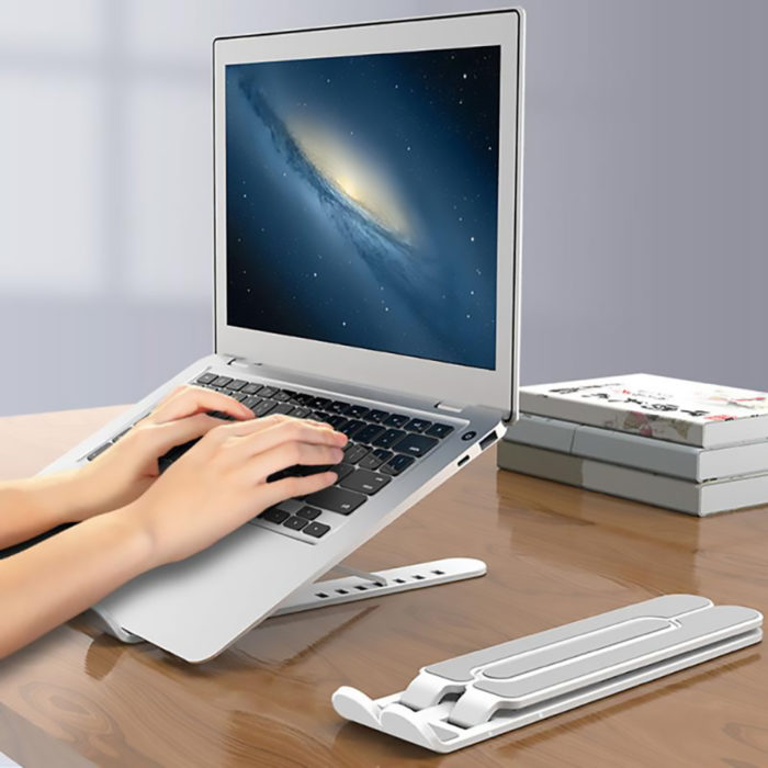 Soporte portátil plegable para ordenador portátil y tablet BN1035 hasta 15.6"