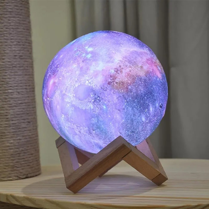Lámpara de luz LED universo táctil de 13cm de diametro cambio de color