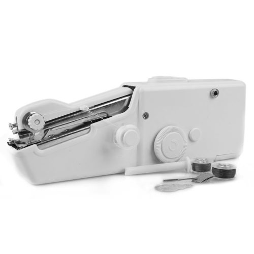 Máquina de coser portátil de mano ideal para viajes con accesorios y bobinas de hilo BN3403