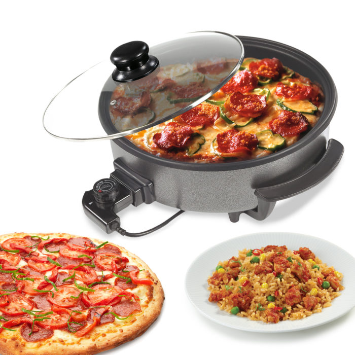 Paellera We Houseware BN3457 pizza pan eléctrica de 42cm 1500W